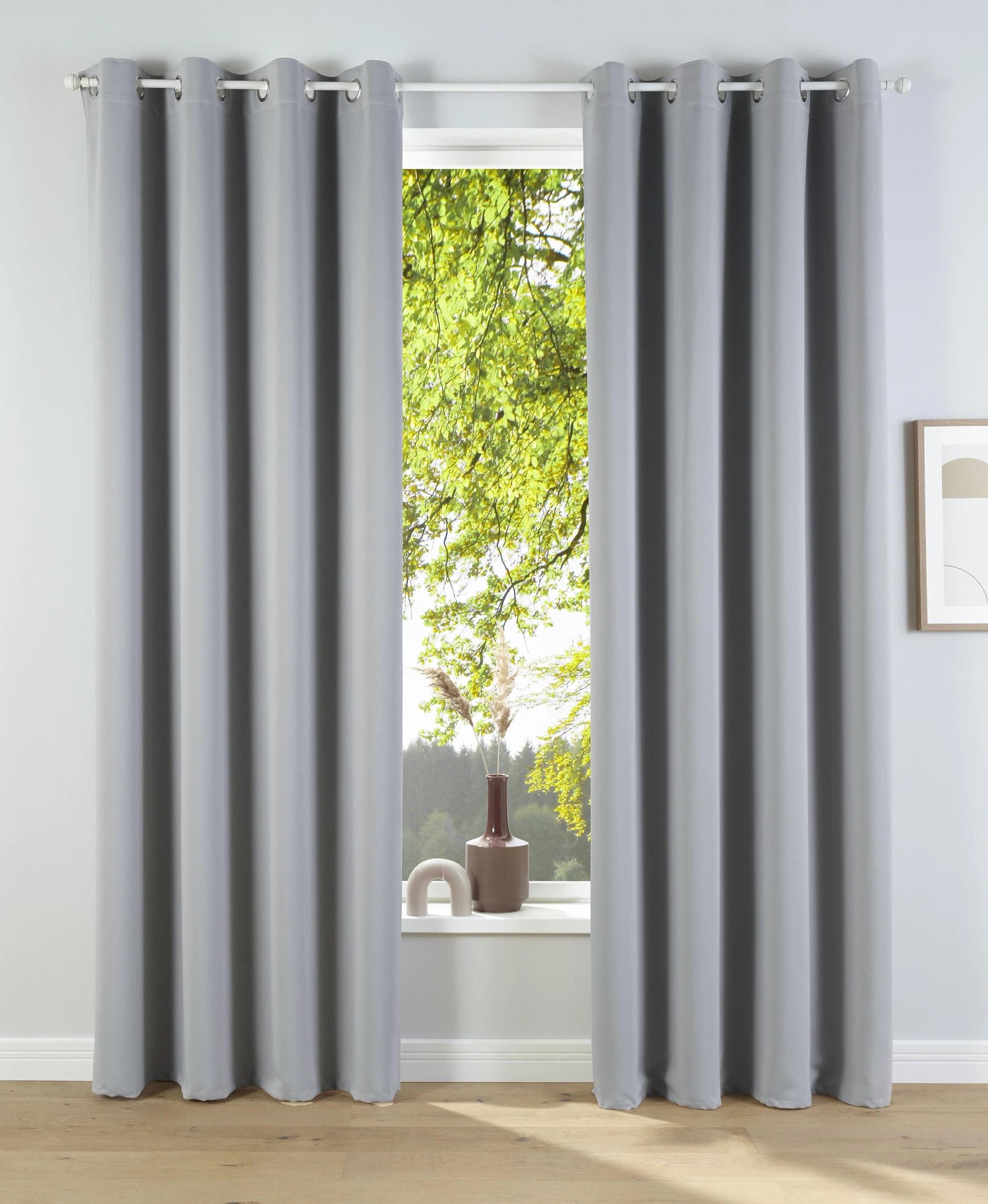 Verdunkelungsvorhang MY HOME Solana 2-er Set 140 cm Breite