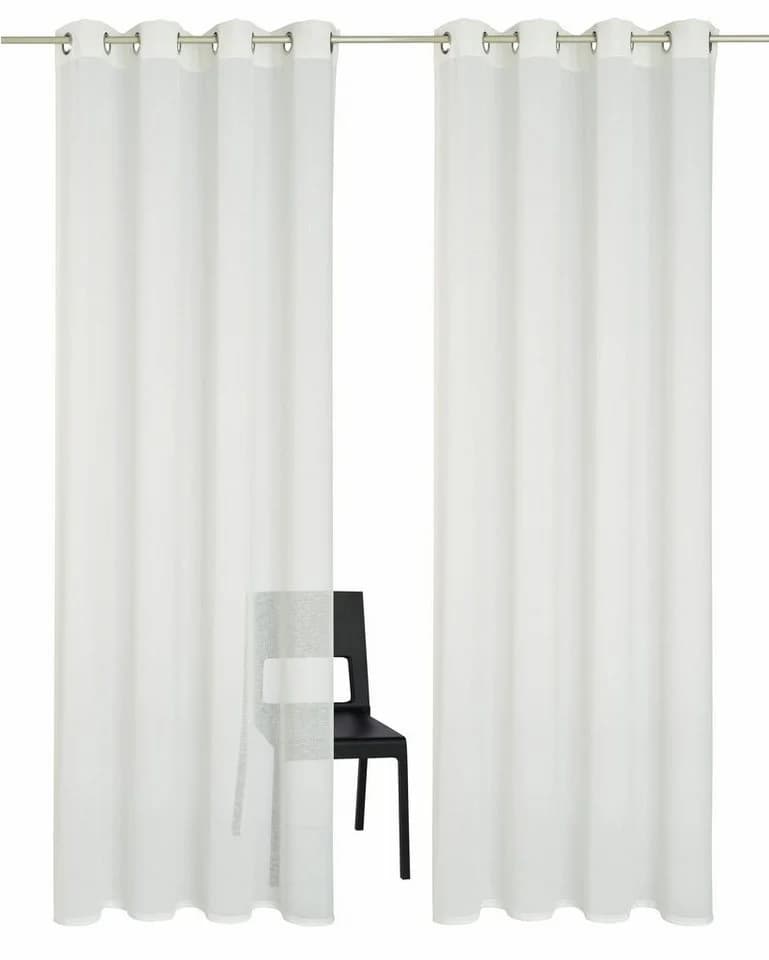 Gardine Regina 2-er Set Creme Polyester my home
