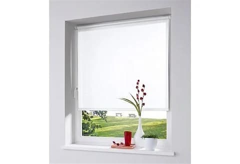 OTTO HOME Seitenzugrollo Themse-Uni Weiß Klemmfix Polyester