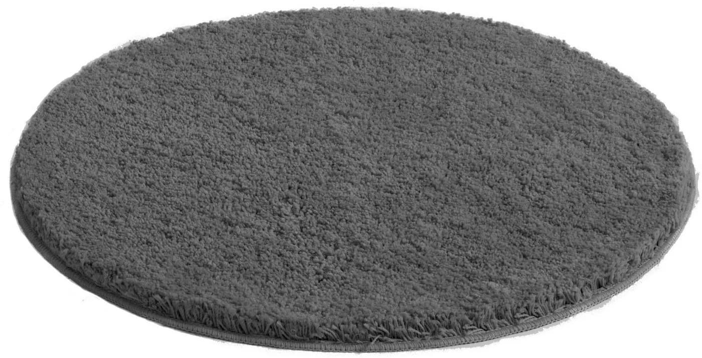 OTTO home Badematte Sanremo Anthrazit Rund 80 cm