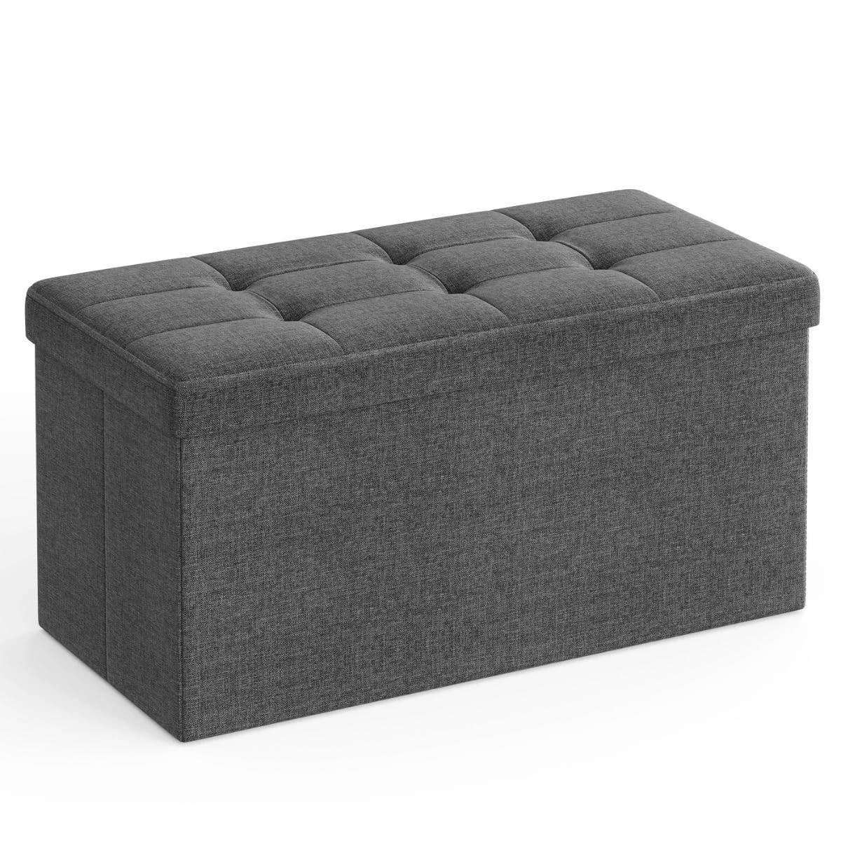 SITZBOX Dunkelgrau Holz 76 cm