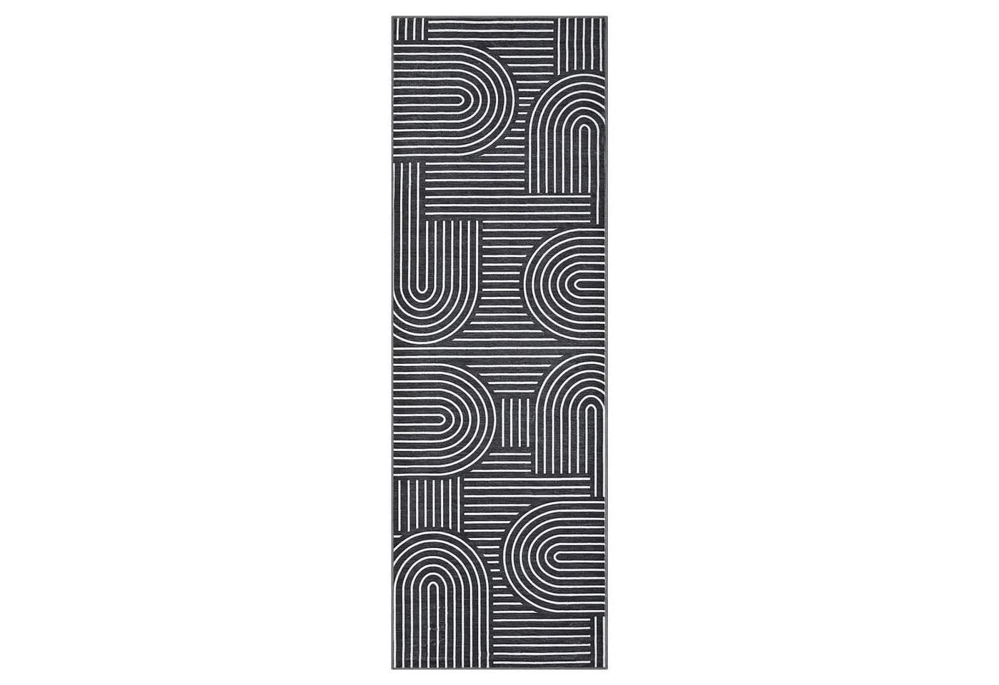 GarveeMore Teppich Rhythmus und Prosodie, Geometrisches Design, 7 mm Höhe