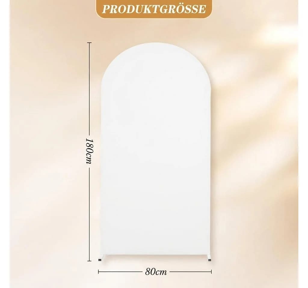 GarveeMore Elastische Bogen-Hintergrundabdeckung 2-in-1 Design