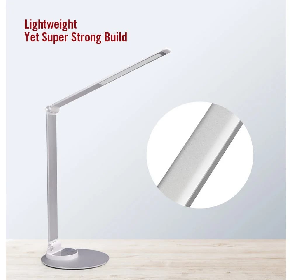 TaoTronics LED Schreibtischlampe TT-DL22 Silber
