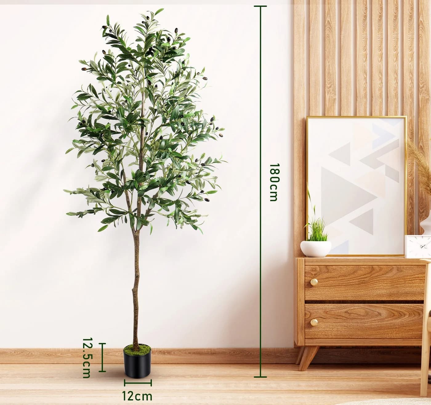 Kunstbaum Olivenbaum Künstlich 180 cm ElitVita