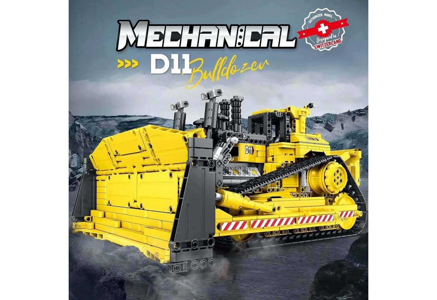 Reobrix Mechanical Bulldozer RC-Control Technik Modell 1836 Teile