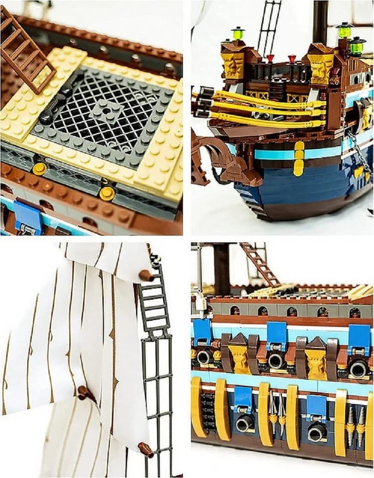 Reobrix The Sun Segelschiff 2.830 Teile Konstruktions-Spielset