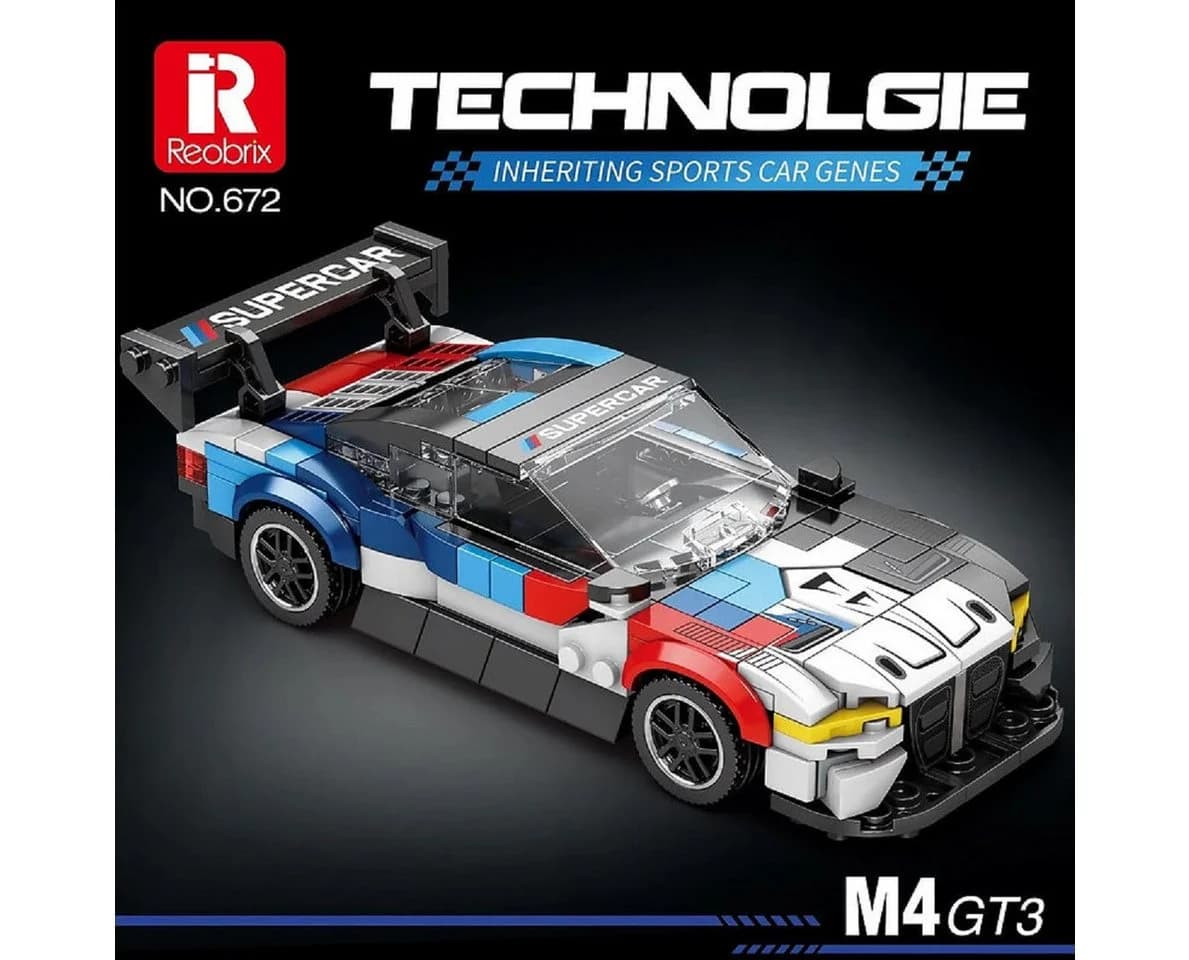 Reobrix 672 M4 GT3 Speed Champion 385 Teile Konstruktions-Spielset