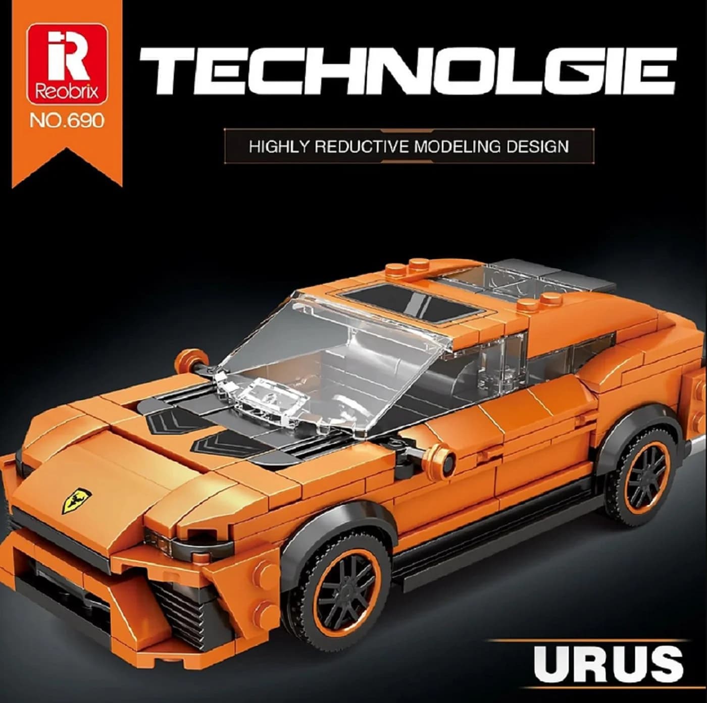 Reobrix 690 Urus Speed Champion 408 Teile Konstruktions-Spielset