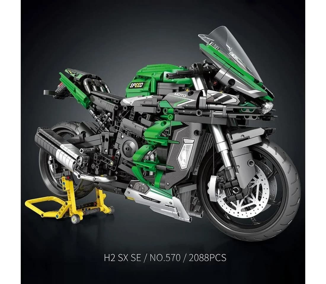 Reobrix 570 Kawasaki Technik Modell 2088 St Konstruktionsspielsteine