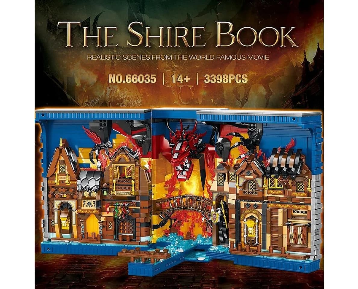Reobrix 66035 Das Auenland Buch 3.398 Teile Konstruktions-Spielset
