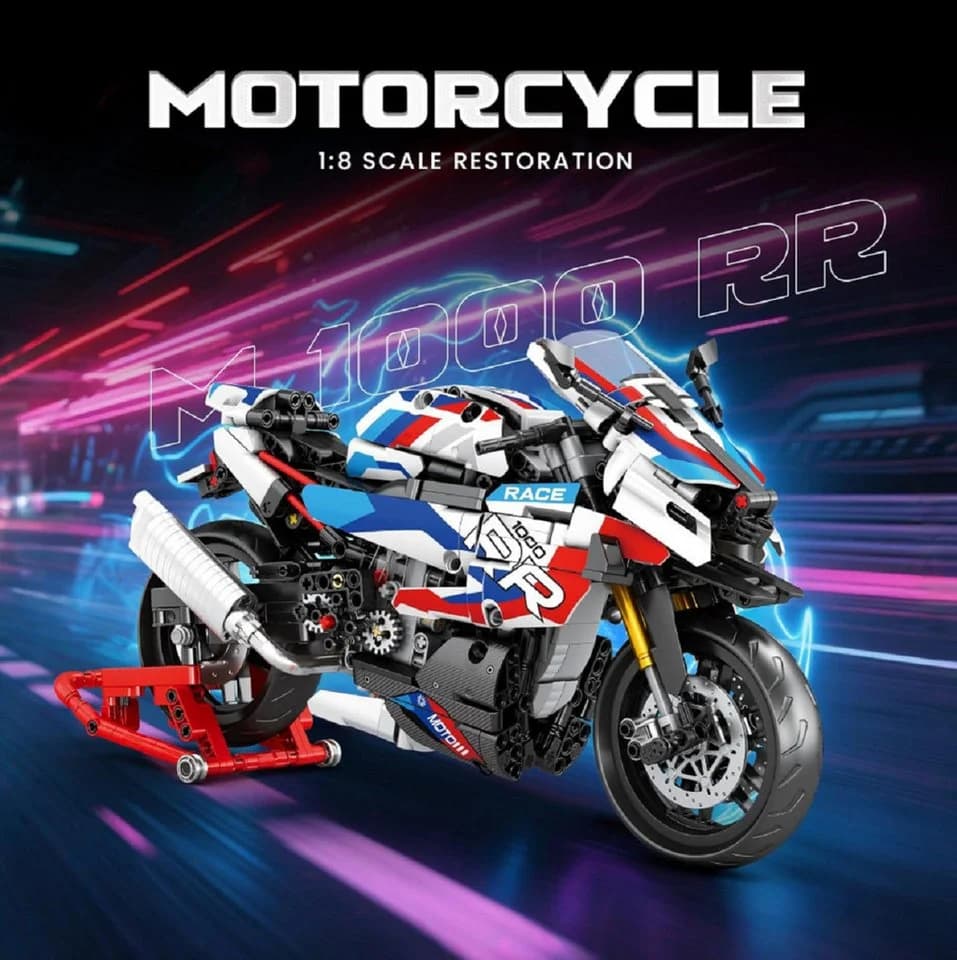 Reobrix 99040 Moto League M 1000 RR Motorrad 949 Teile Technik Konstruktions-Spielset