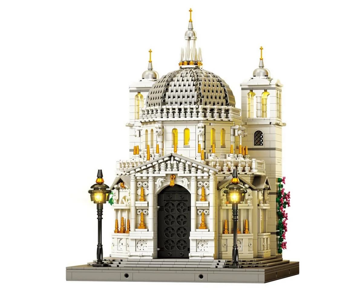Reobrix Venice Church Klemmbaustein Set 270 Teile Gold