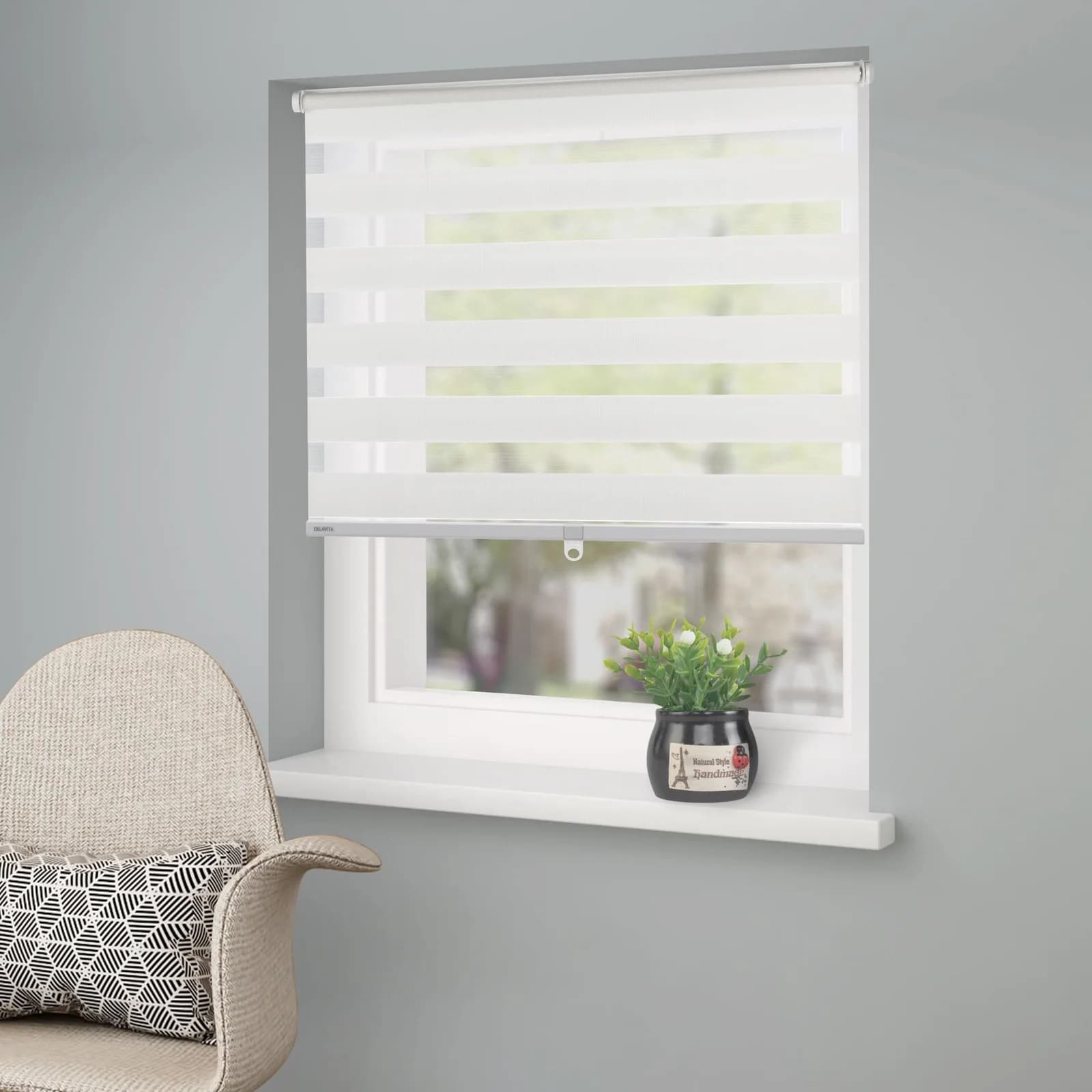 Doppelrollo HOME AFFAIRE Jan Creme Polyester