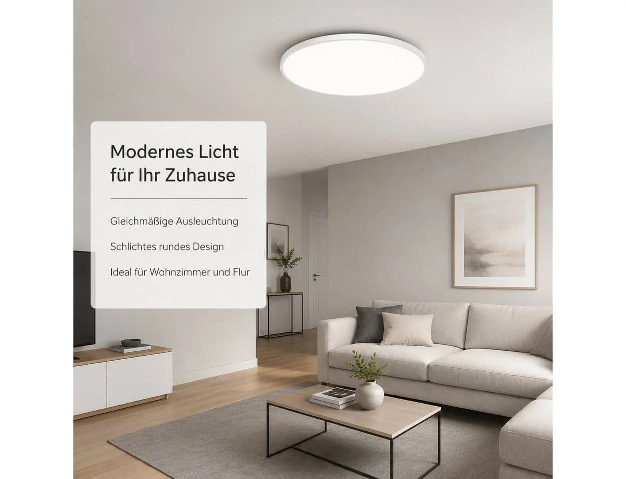 OYLCDI LED Deckenleuchte 30W Weiß Wasserdicht IP65 Badezimmer