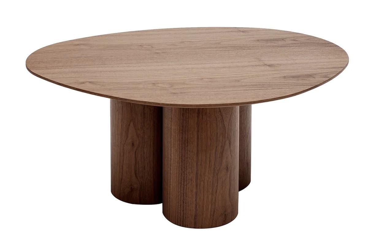 WILLIAMSPACE Couchtisch Modern Asymmetrisch Holzfurnier Braun