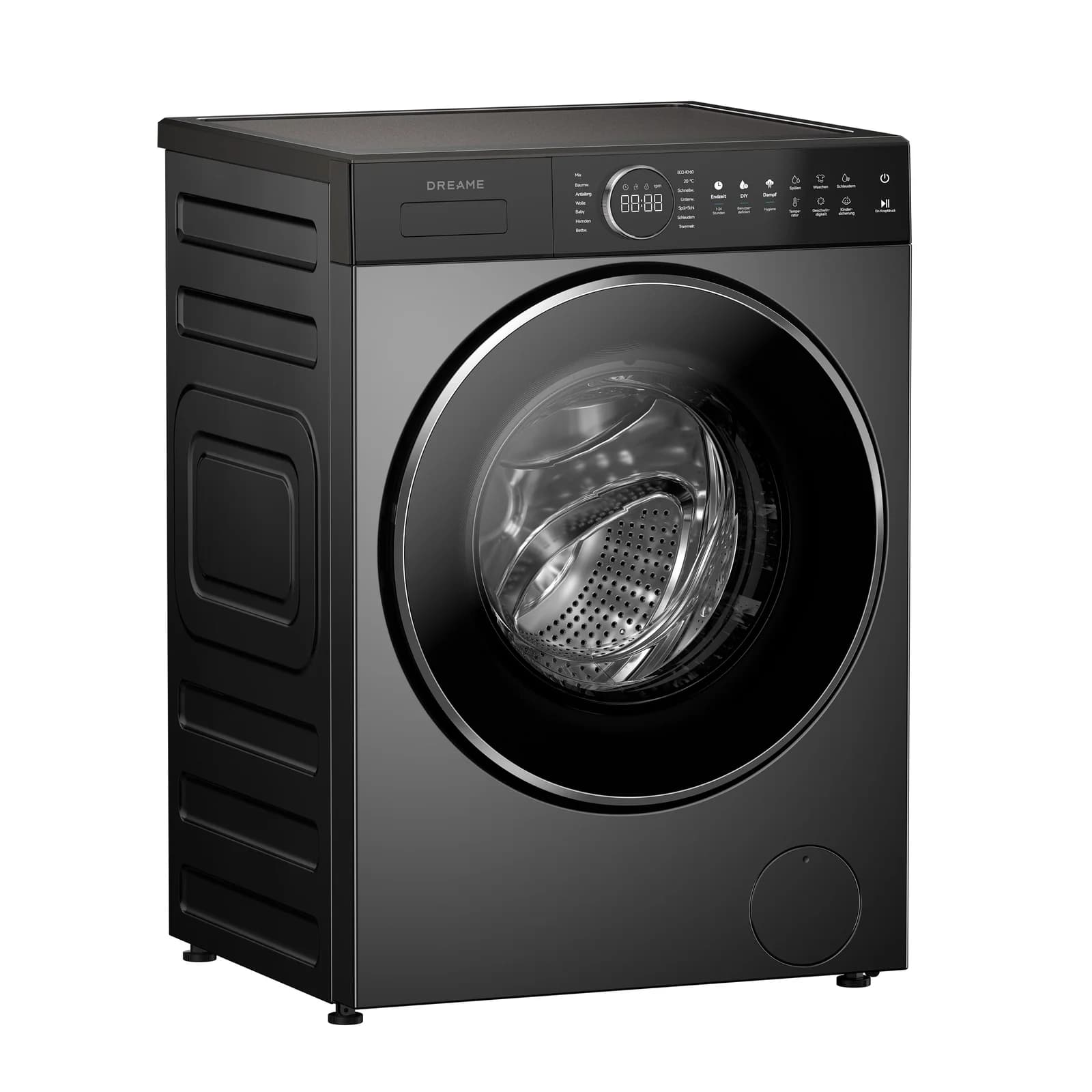 DREAME P5 Washer 9Kg Waschmaschine Schwarz Energieeffizienz A