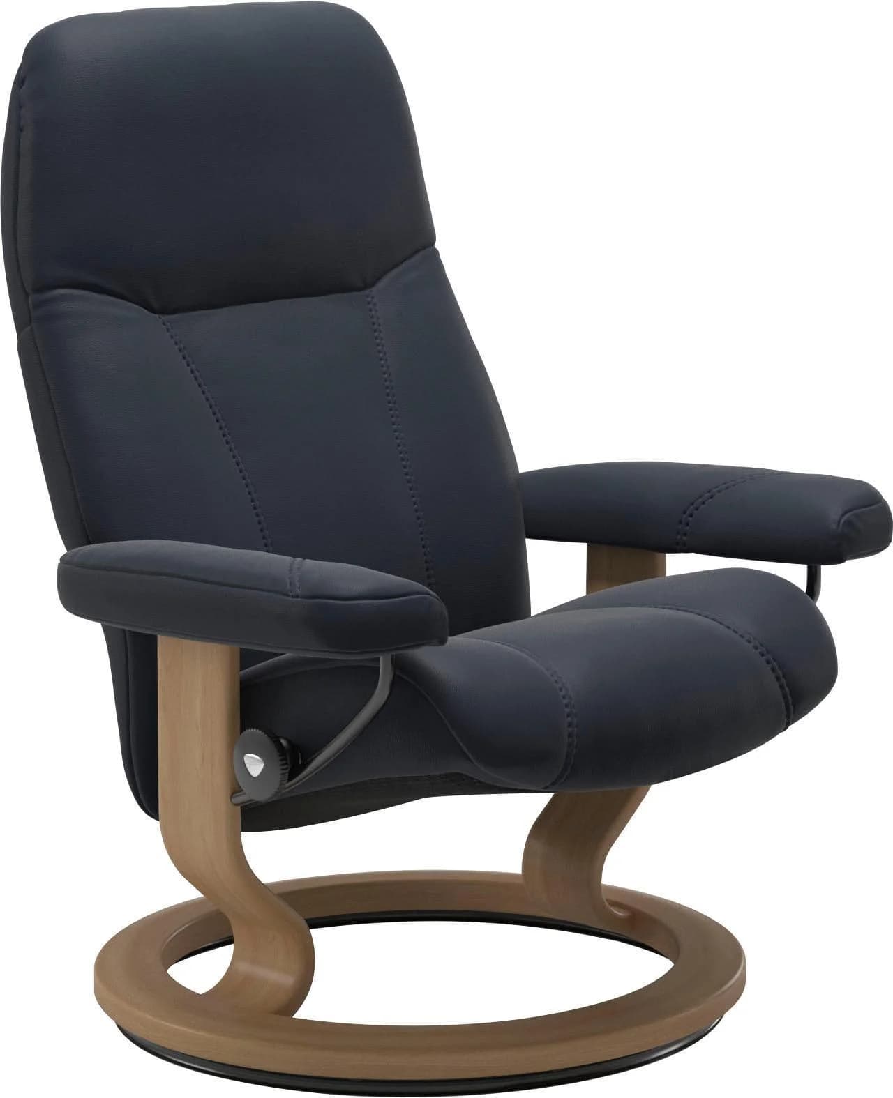STRESSLESS Relaxsessel Consul Shadow Blue Paloma Leder
