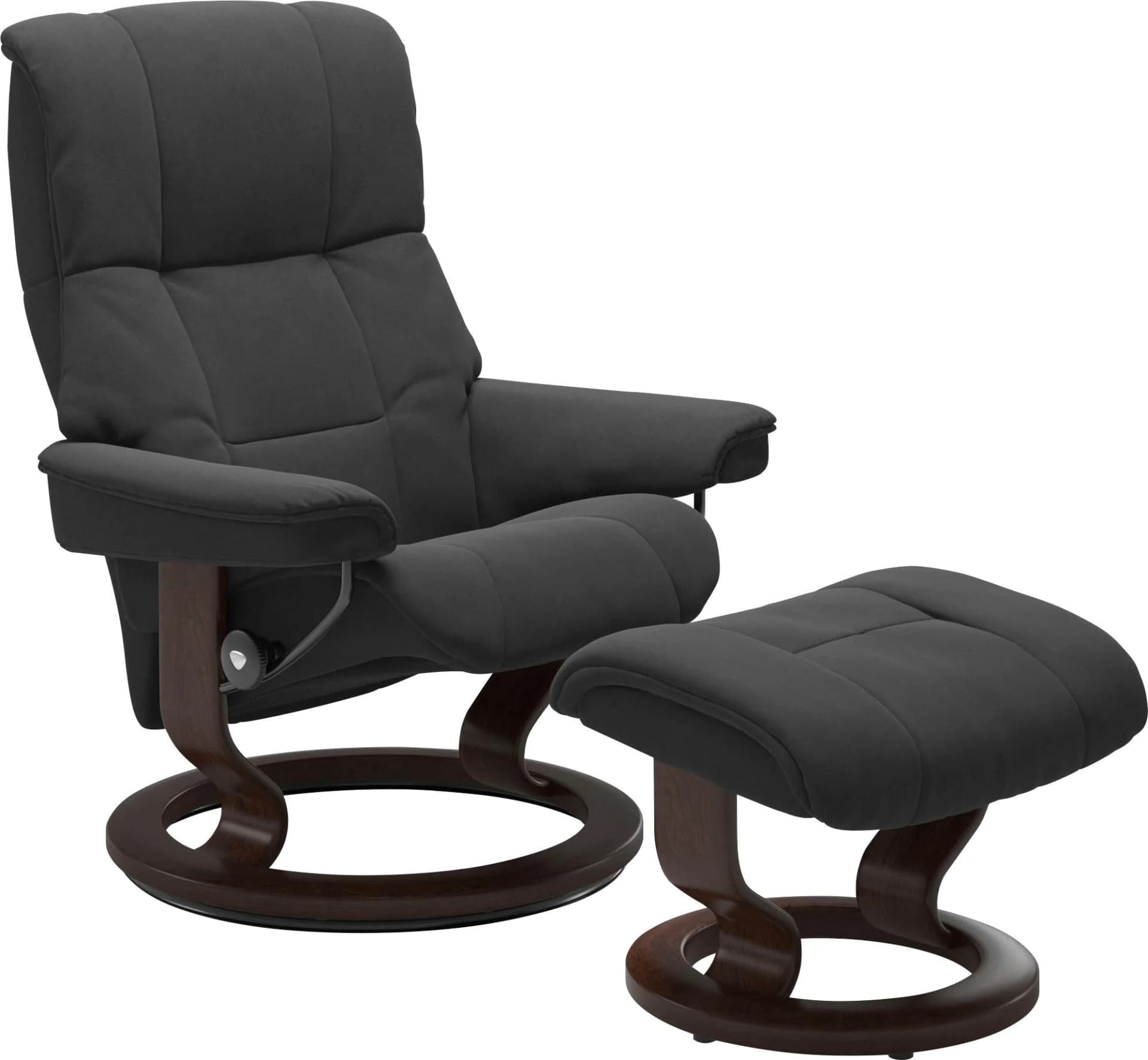 STRESSLESS Mayfair Relaxsessel Grau Microfaser Classic Base