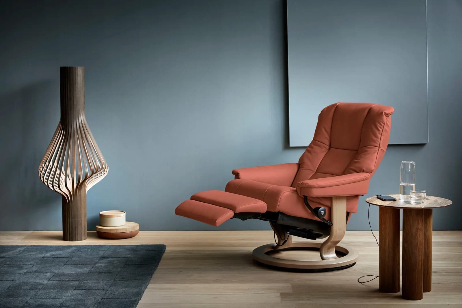 Relaxsessel STRESSLESS Mayfair Rot Leder