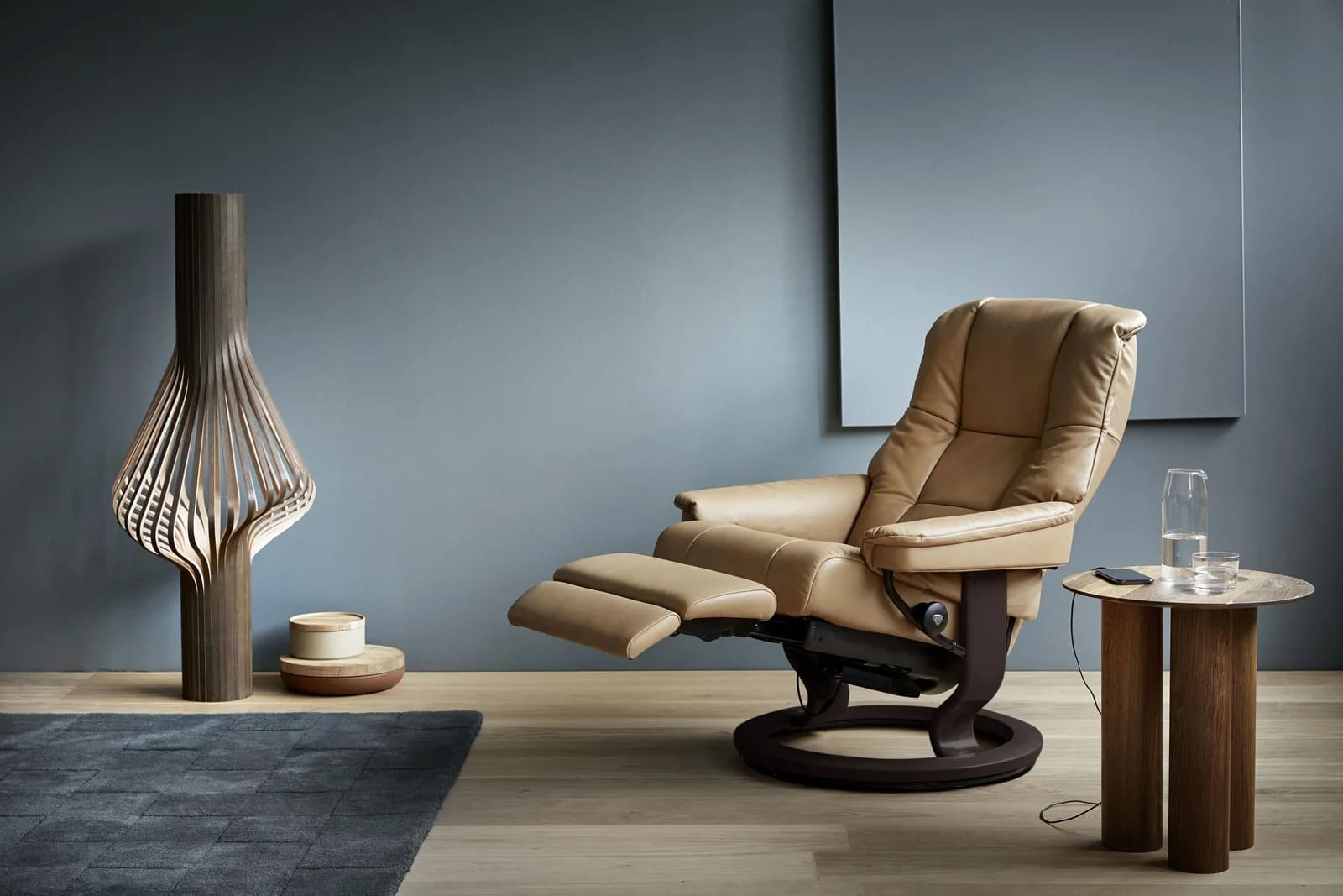 STRESSLESS Relaxsessel Mayfair Braun Leder Classic Base