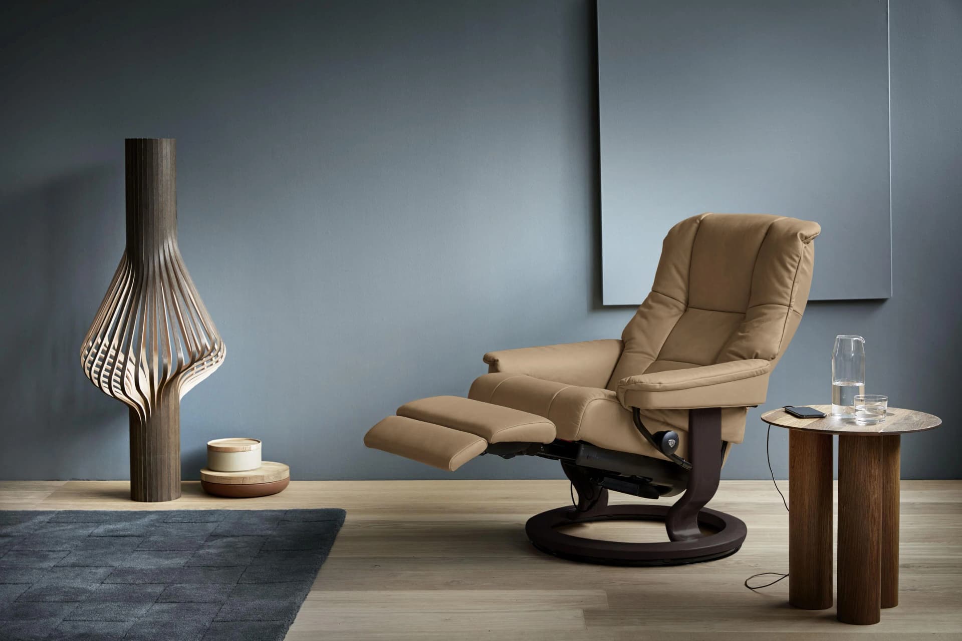 Relaxsessel STRESSLESS Mayfair Taupe Paloma Leder Classic Base