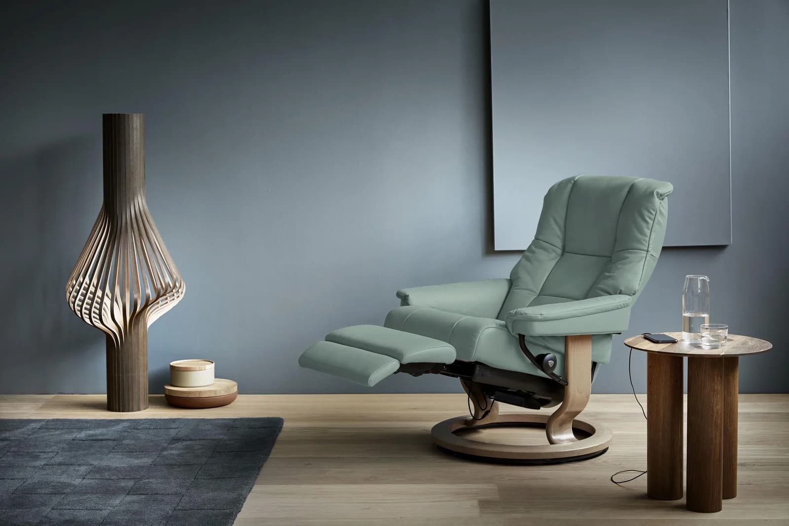Relaxsessel STRESSLESS Mayfair Grün Leder
