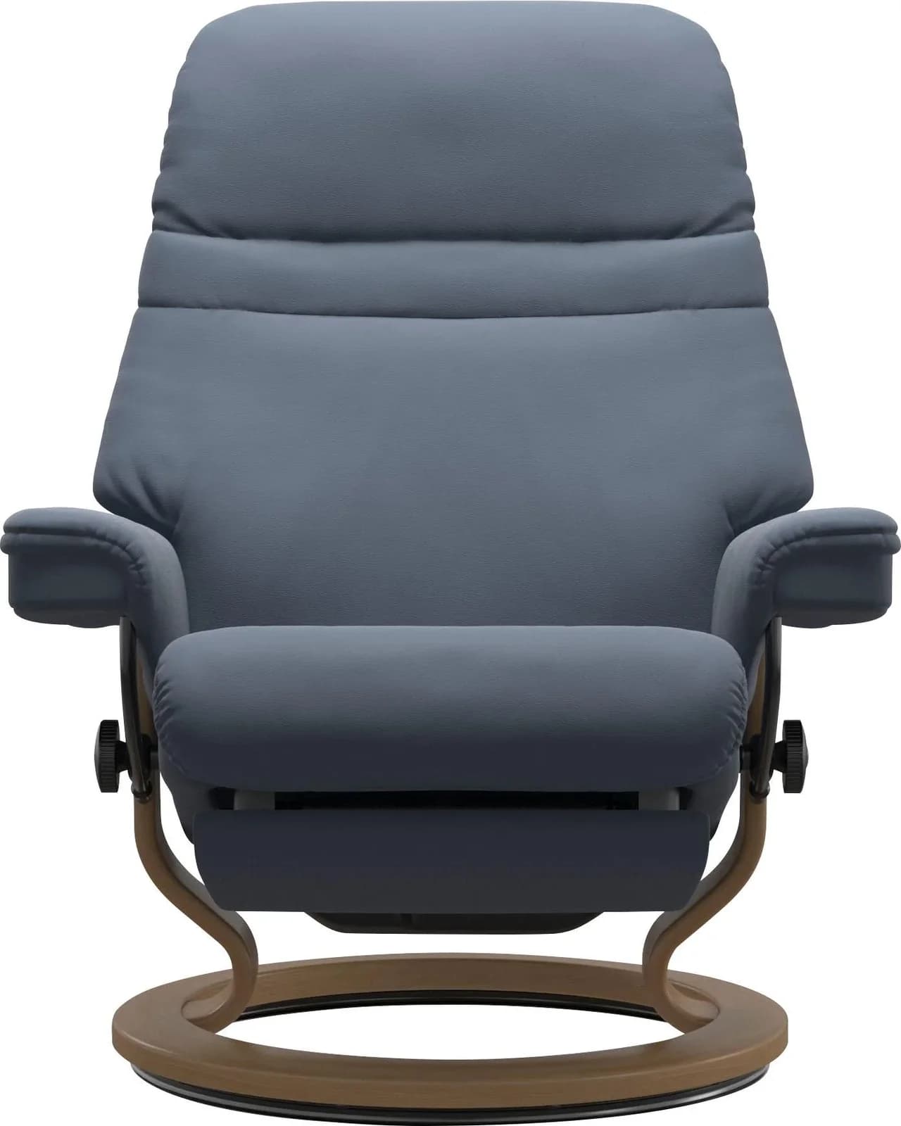 STRESSLESS Sunrise Relaxsessel blau Leder PALOMA elektrisch verstellbar