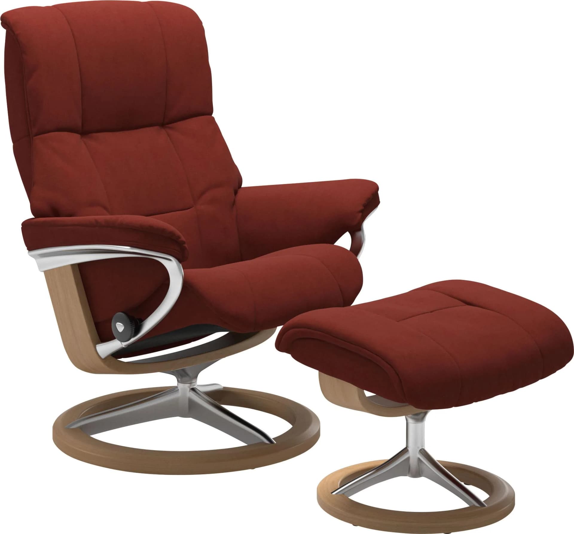 STRESSLESS Relaxsessel Mayfair Rot Microfaser