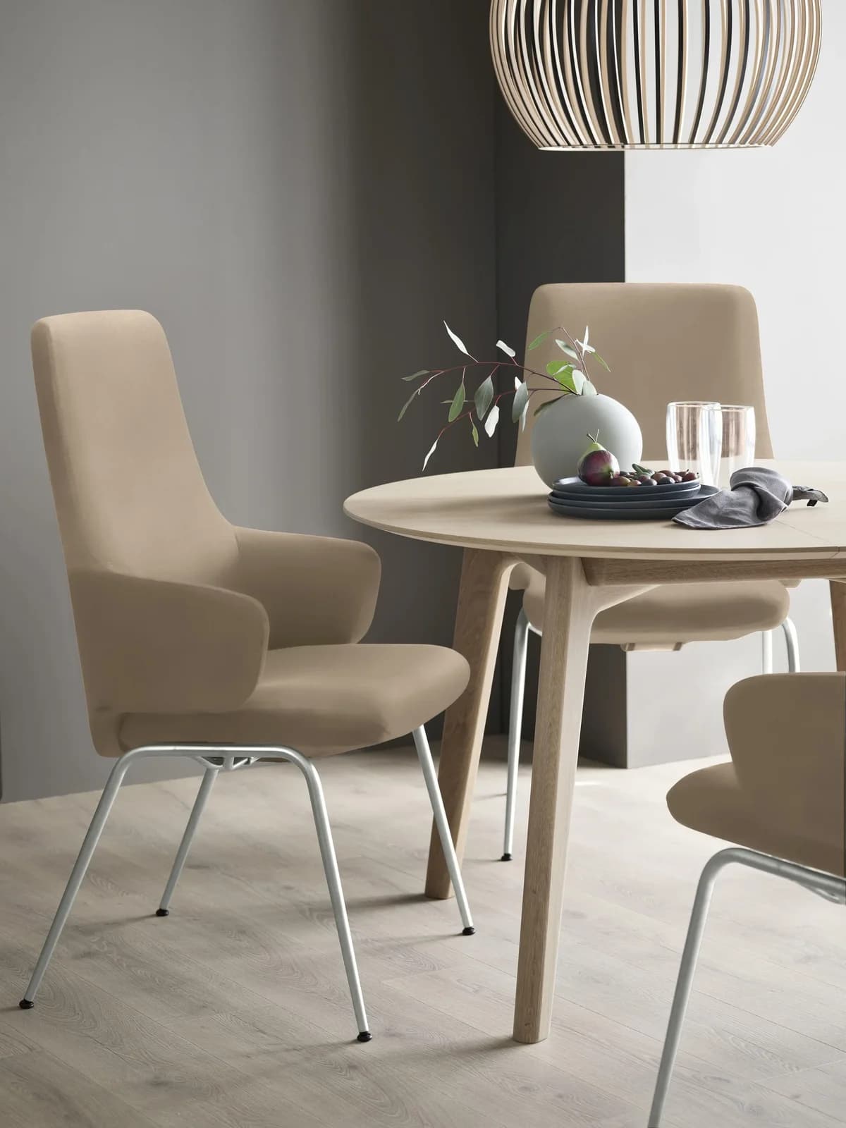 STRESSLESS Laurel Polsterstuhl Leder PALOMA Schwarz Matt