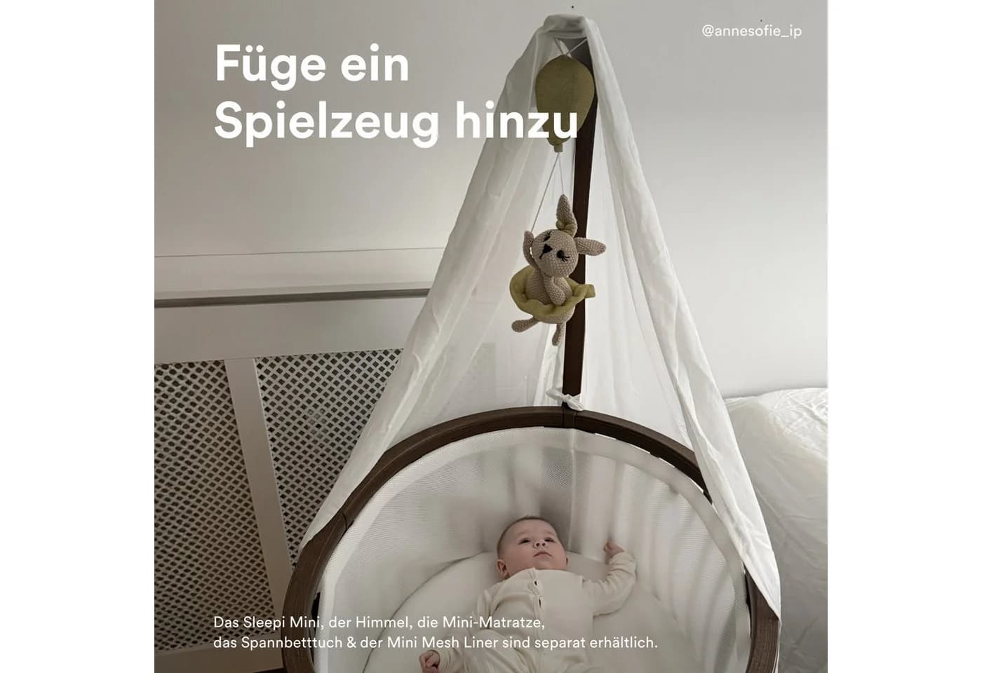 Stokke Himmelstange Sleepi Himmelstange V3 Buchenholz
