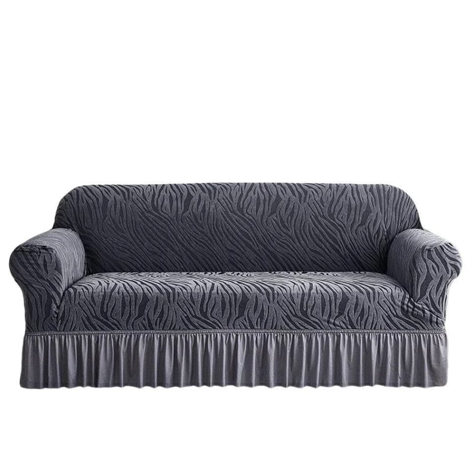 Diwzbyn Stretch Sofahusse Grau Kratzfest Rutschfest