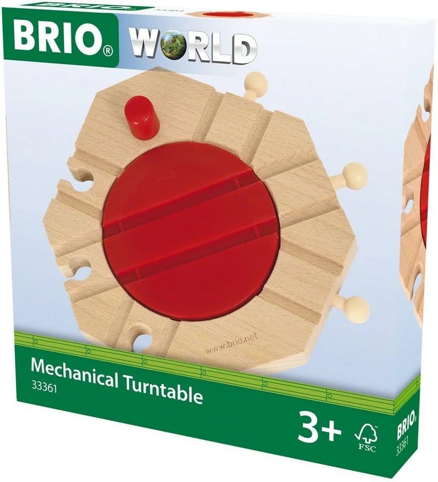 BRIO® Spielzeugeisenbahn-Kreuzung BRIO® WORLD Mechanische Drehscheibe