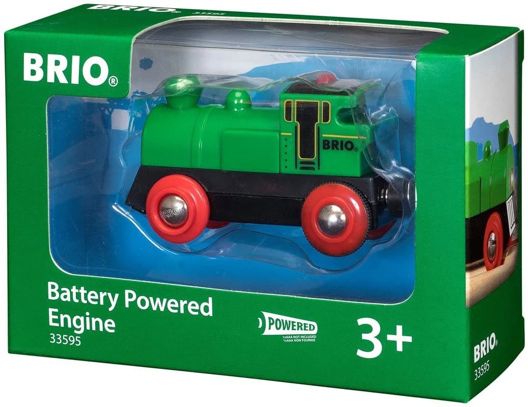 BRIO® WORLD Speedy Green Batterielok mit Lichtfunktion
