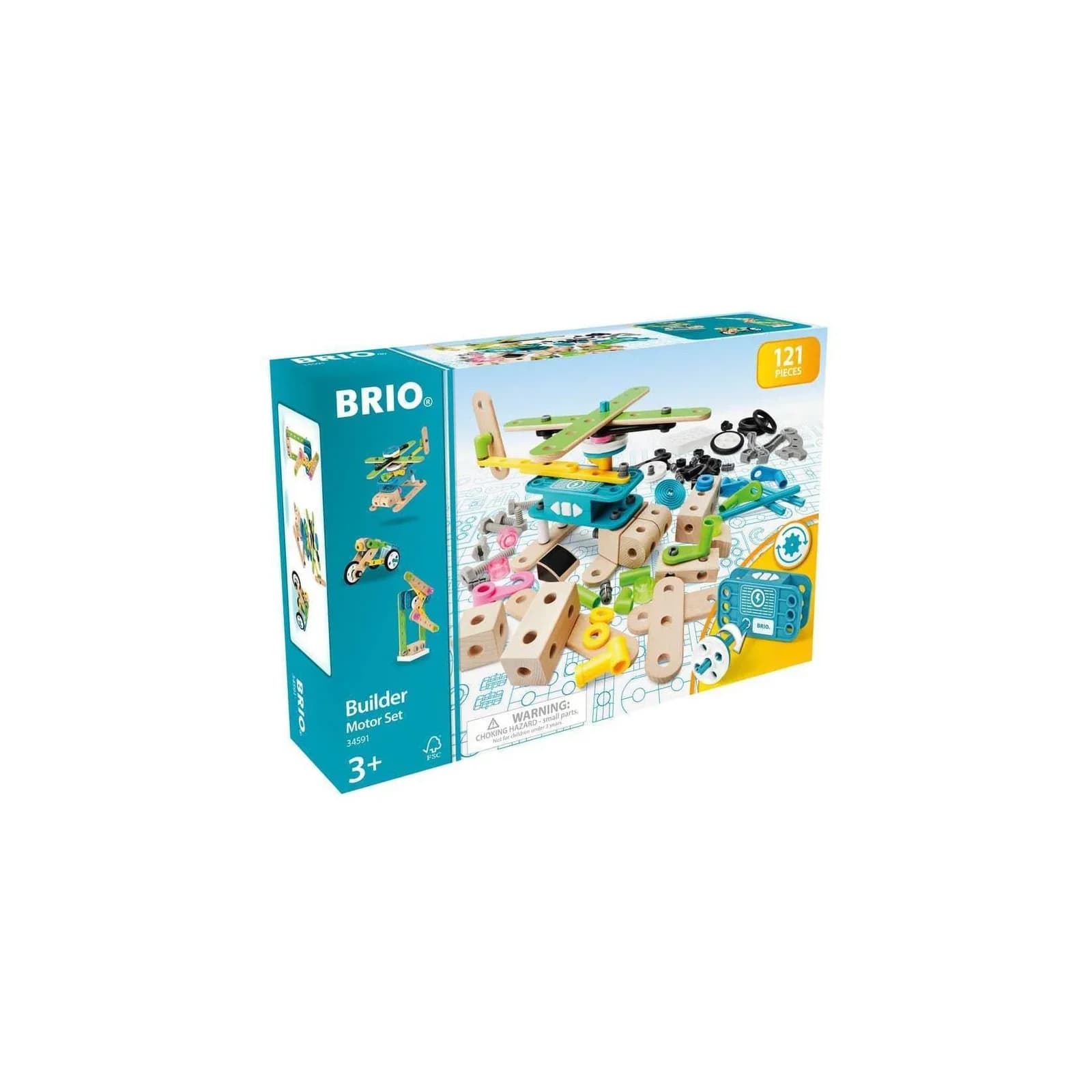 BRIO® Builder Motor-Set Konstruktions-Spielset 120 Teile mit Motor