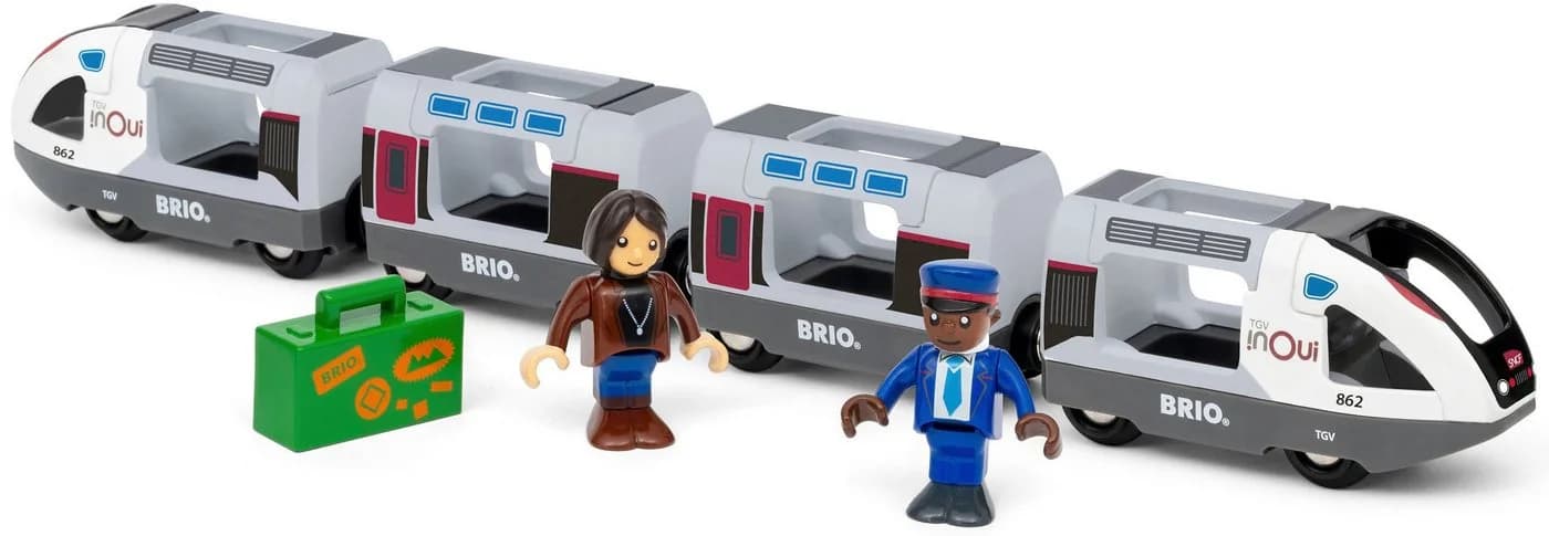 BRIO® Spielzeug-Eisenbahn BRIO® WORLD, TGV Hochgeschwindigkeitszug