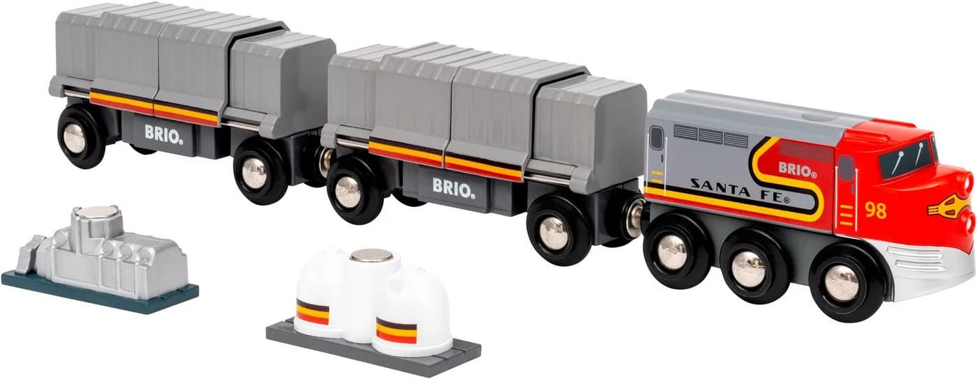 BRIO Santa Fe Zug Spielzeug-Eisenbahn Holz Trains of the World