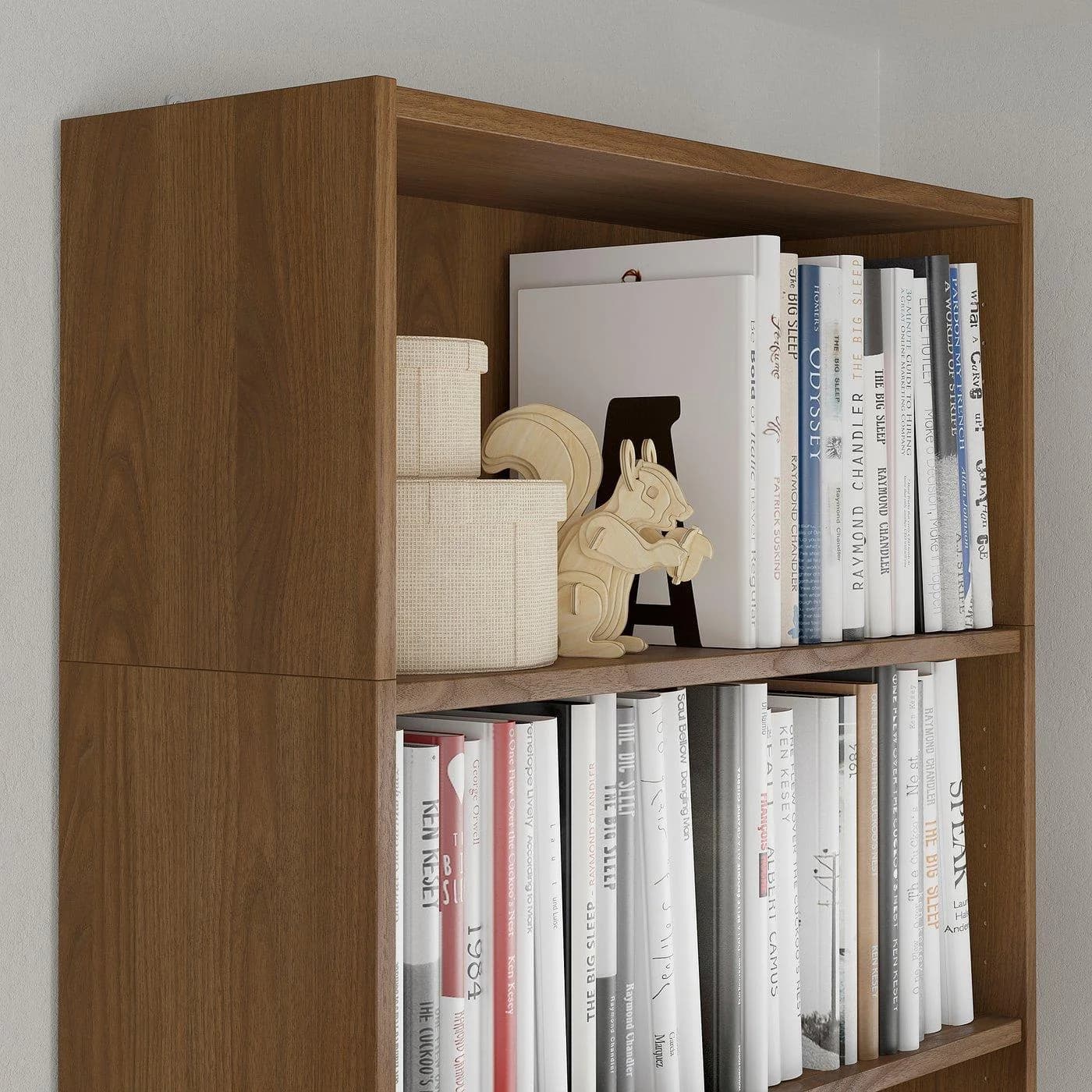 IKEA BILLY Aufsatzregal Braun Nussbaumoptik