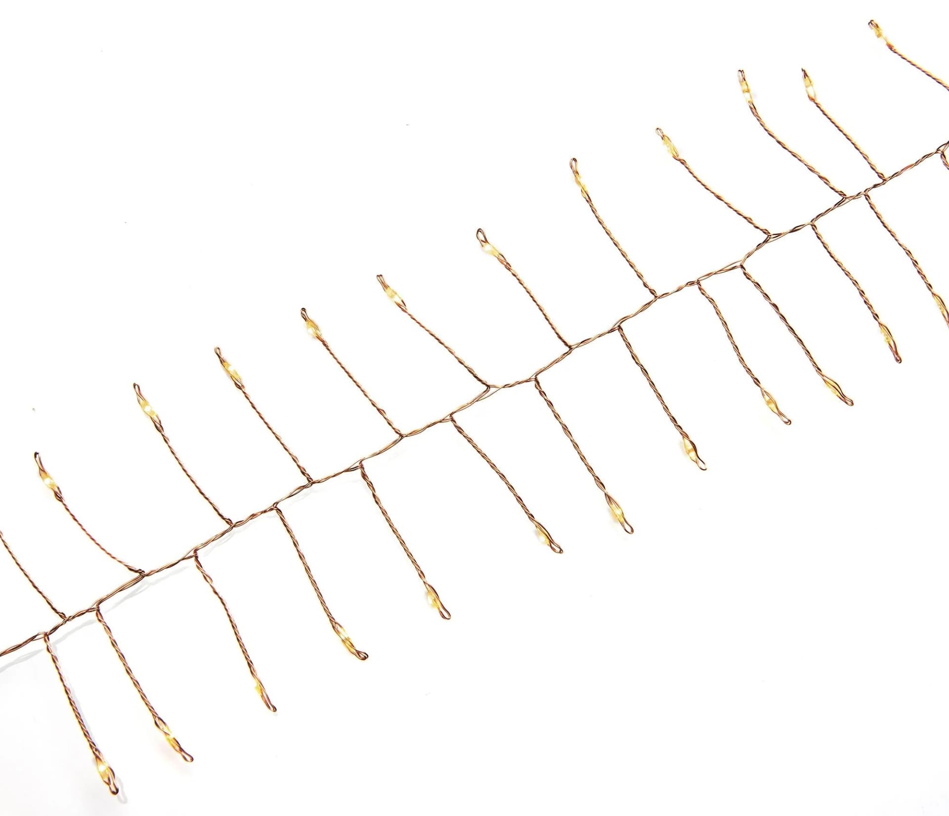 KONSTSMIDE LED-Lichterkette 200 LEDs Bernstein Kupfer Indoor