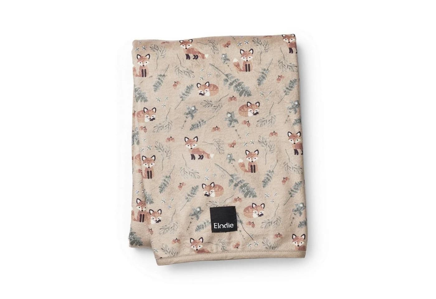 Elodie Kinderdecke Pearl Velvet Nordic Woodland Beige/Braun