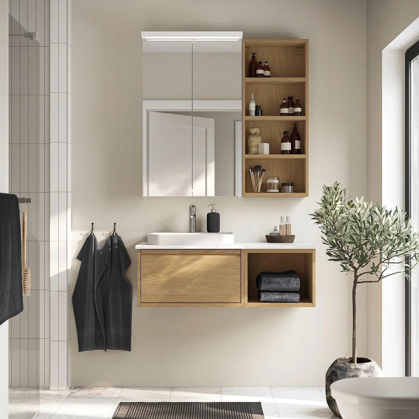 IKEA HAGAÅN Regal Eichenachbildung