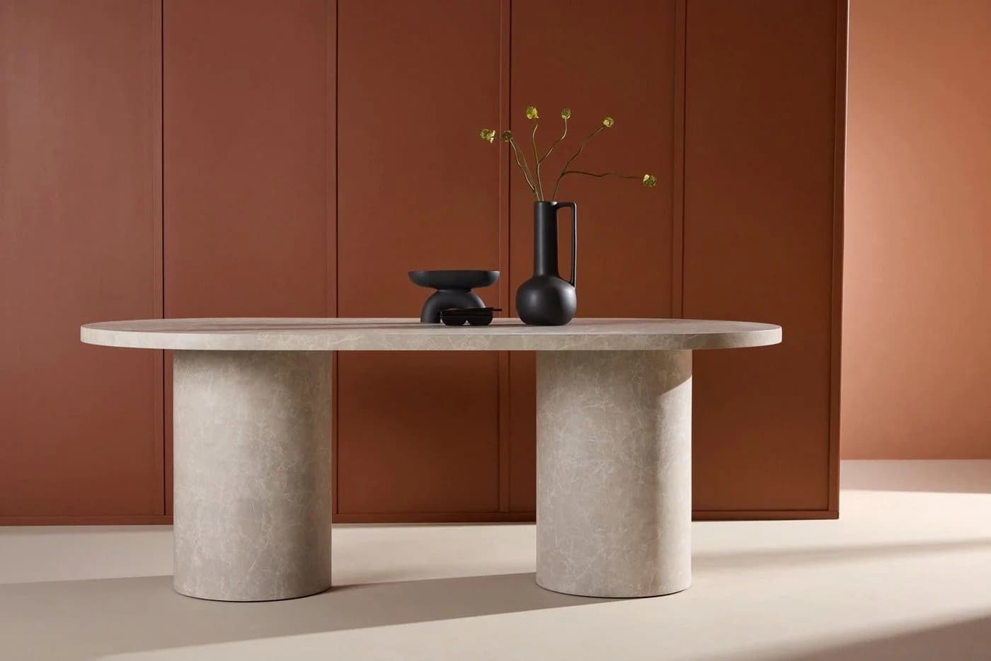 Venture Home Esstisch Narvik Beige Marmoroptik