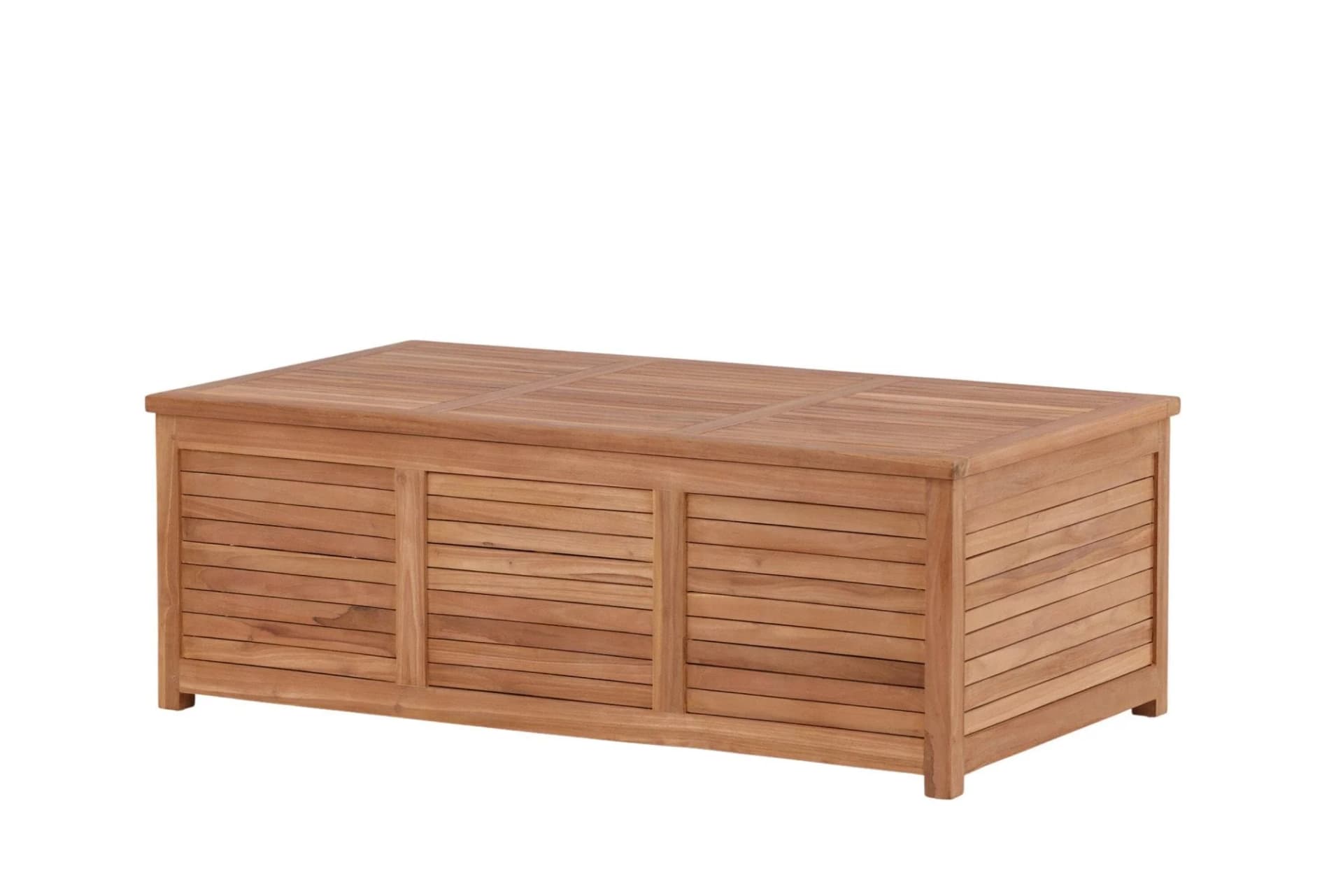 VENTURE HOME Truhe Trento Massivholz Teak Braun