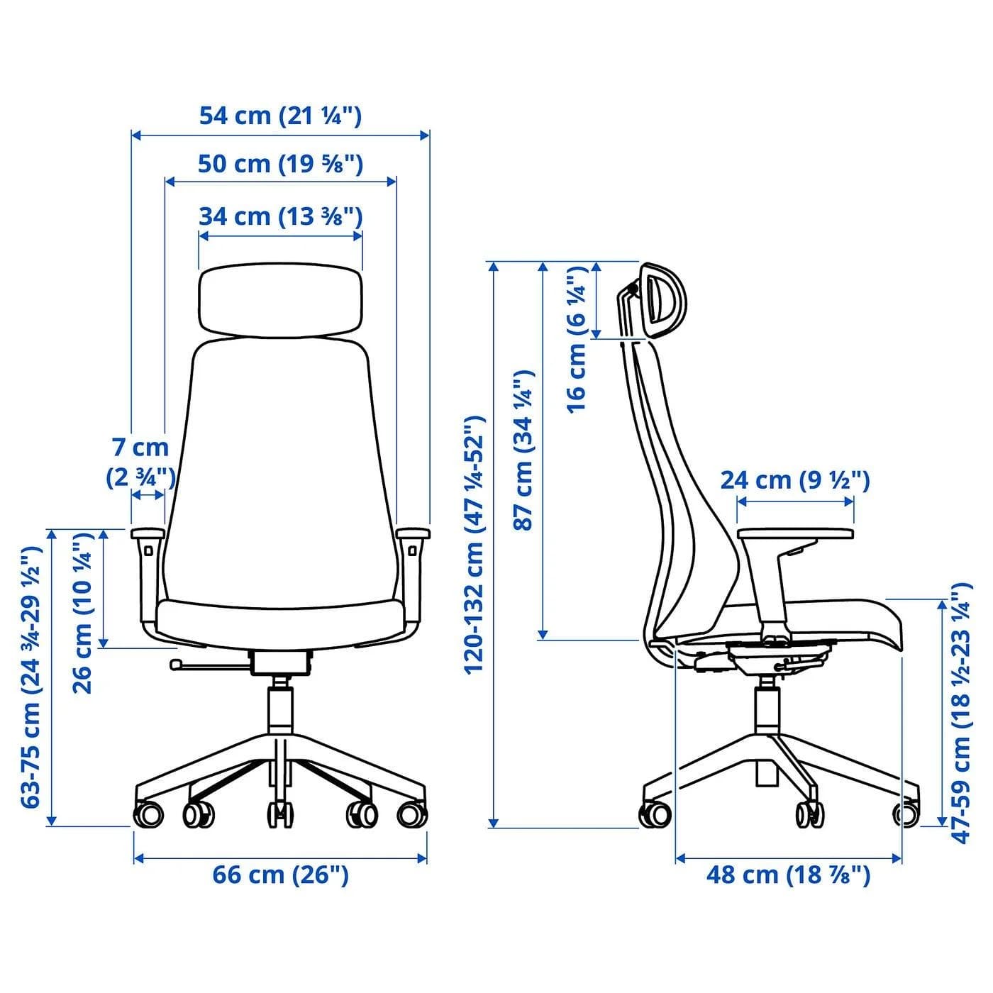IKEA MATCHSPEL Gamingstuhl Schwarz