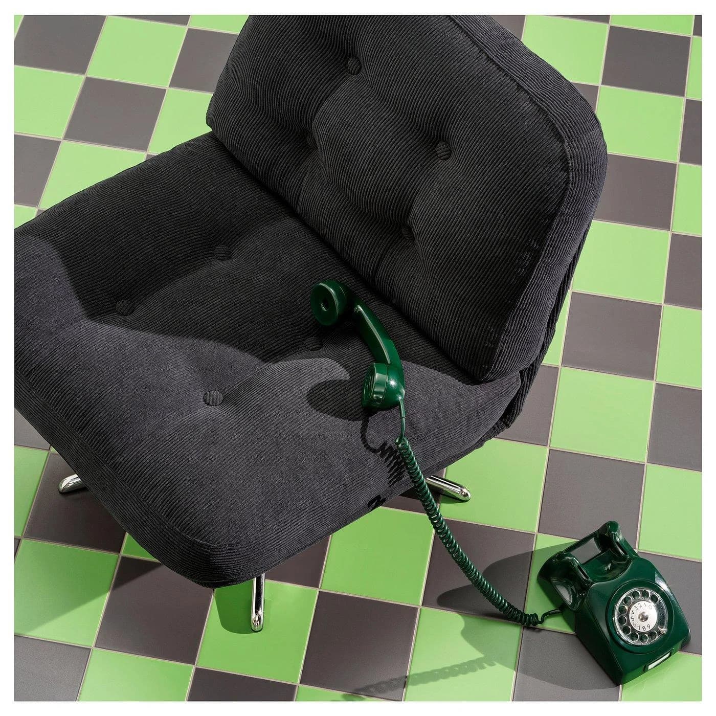 IKEA DYVLINGE Drehsessel Schwarz