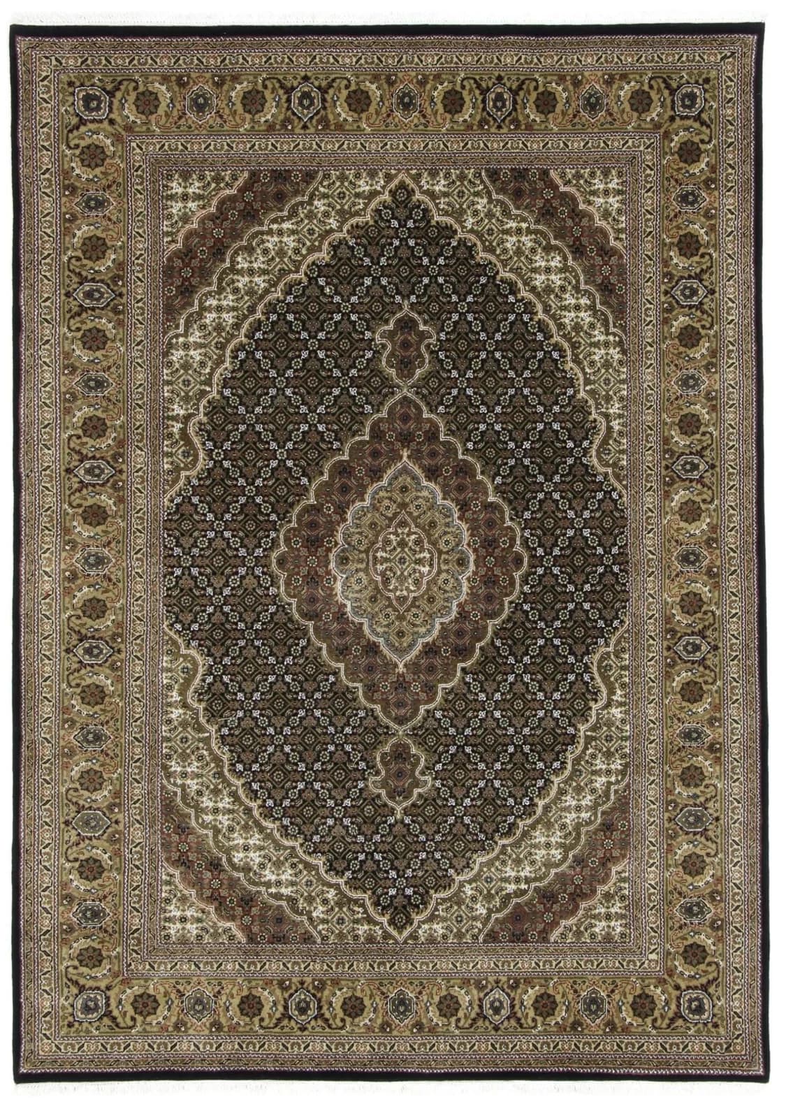 Teppich TÄBRIZ Mahi Exclusiv Bunt 95% Wolle Kunstseide