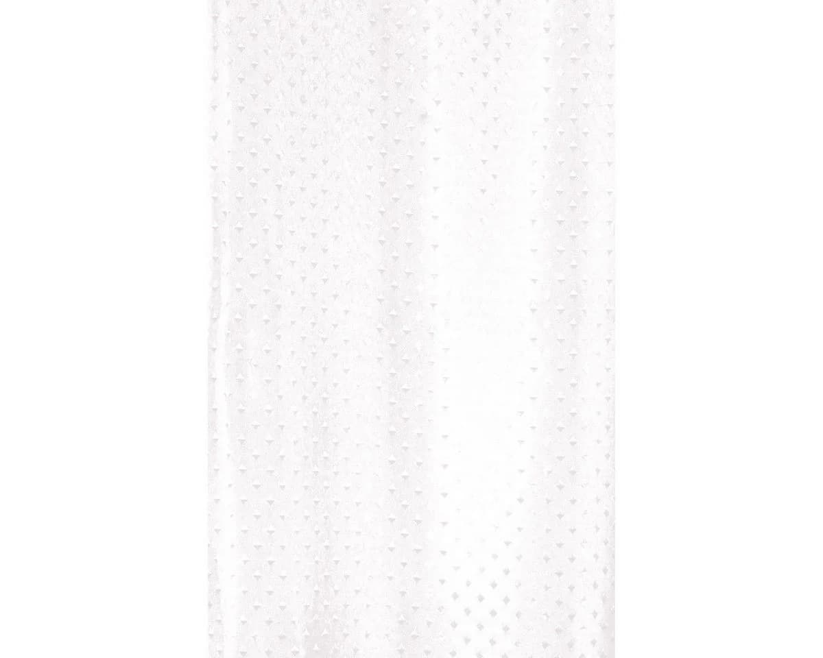 Euroshowers Duschvorhang Weiß Extra Lang 180x240 cm Polyester