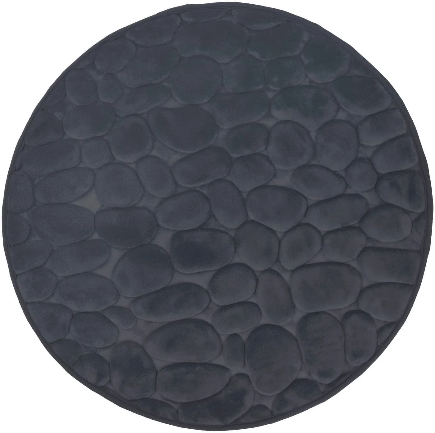 Euroshowers Badematte Bellarina Rund Anthrazit Memory Funktion Rutschhemmend