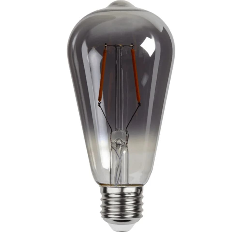 STAR TRADING LED-Leuchtmittel "Plain Smoke" E27, 1,8W, 2100K, warmweiß