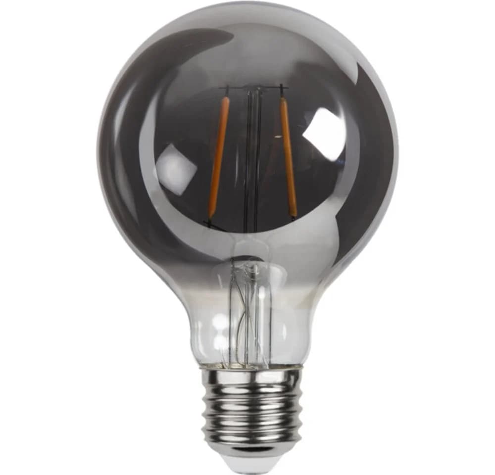STAR TRADING LED-Leuchtmittel Plain Smoke E27 1,8W 2100K warmweiß